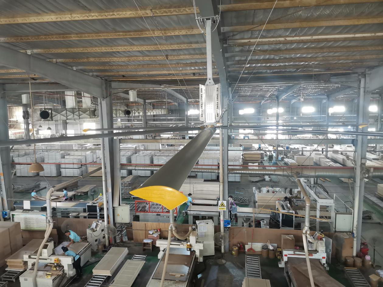 美碩風(fēng)大型工業(yè)大吊扇合適安裝在哪些場(chǎng)所？