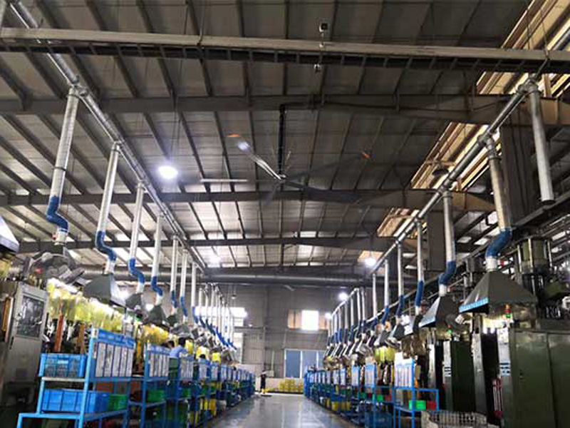 工業(yè)大吊扇風(fēng)量大，覆蓋廣，廣泛適用于大型商用場所